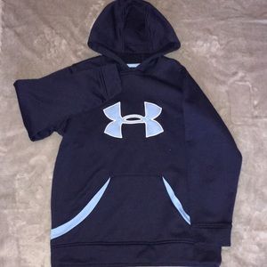 Navy Blue Under Armour Boys Hoodie